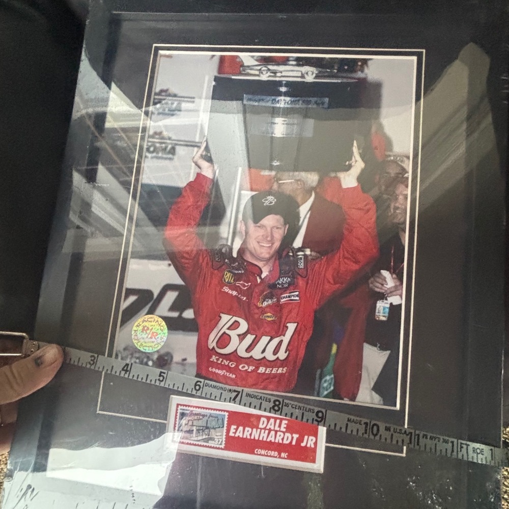 Dale Earnhardt Jr 2004 Daytona 500 Budweiser Framed Photo Racing Reflections